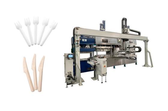 Attrezzature per forchette alimentari rinnovabili in fibra di polpa