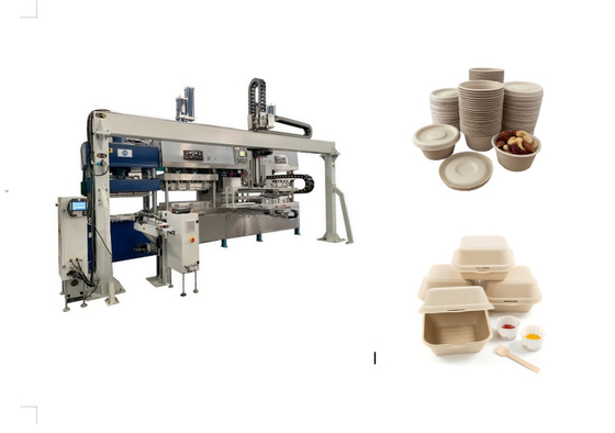 Macchina di fabbricazione di piatti della bagassa della canna da zucchero con l'essiccamento della funzione