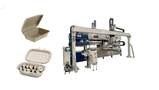 Eficienza della macchina di stampaggio della pasta di carta Capacità 4000-6000Pcs / ora Sistema di controllo PLC