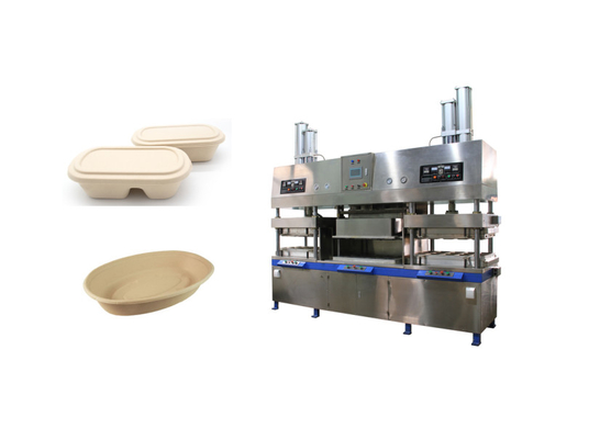 Alimento eliminabile concimabile Tray Machine della fibra del modanatura della polpa