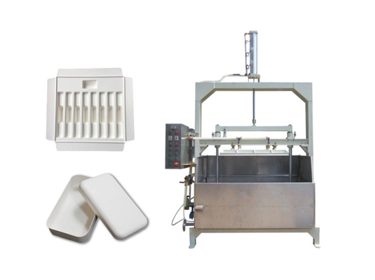 Linea di produzione di vassoi di carta elettronici stampati in carta semiautomatica
