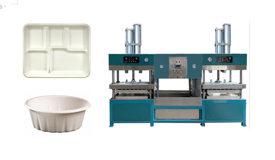 Macchina per la produzione di piatti per lastre di stampaggio della polpa usa e getta