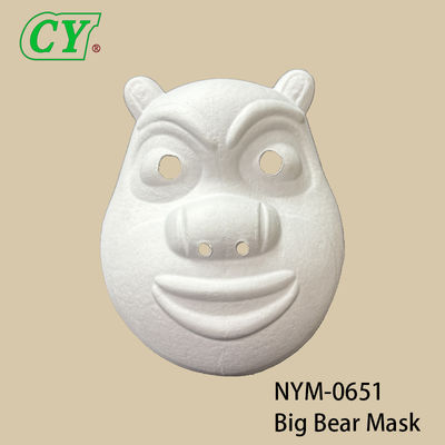 Maschera animale ecologica biodegradabile in polpa modellata - Personalizzabile, disegnabile e verniciabile per le celebrazioni di Halloween