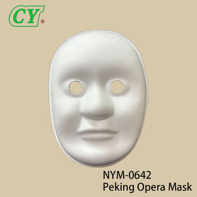 Maschere Cosplay Fatte a Mano in Carta Pesta con Faccia Sorridente Dipinta a Mano, Maschere Veneziane Fai-da-Te, Maschere per Feste