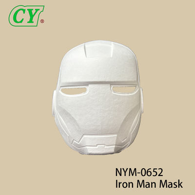 Maschere bianche di polpa vuote da dipingere fai-da-te per Halloween Cosplay Costume Party Favors